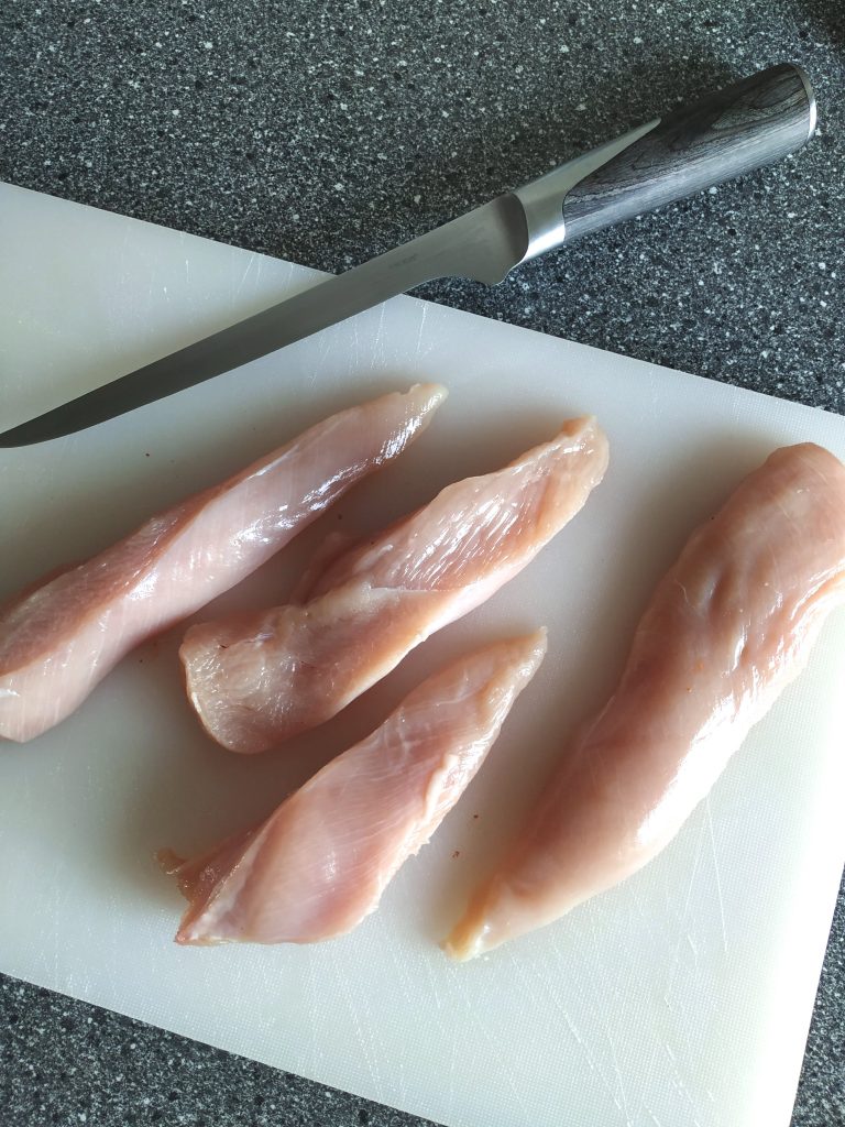 Chicken schneiden