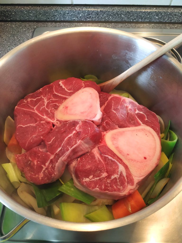 Fleisch kochen